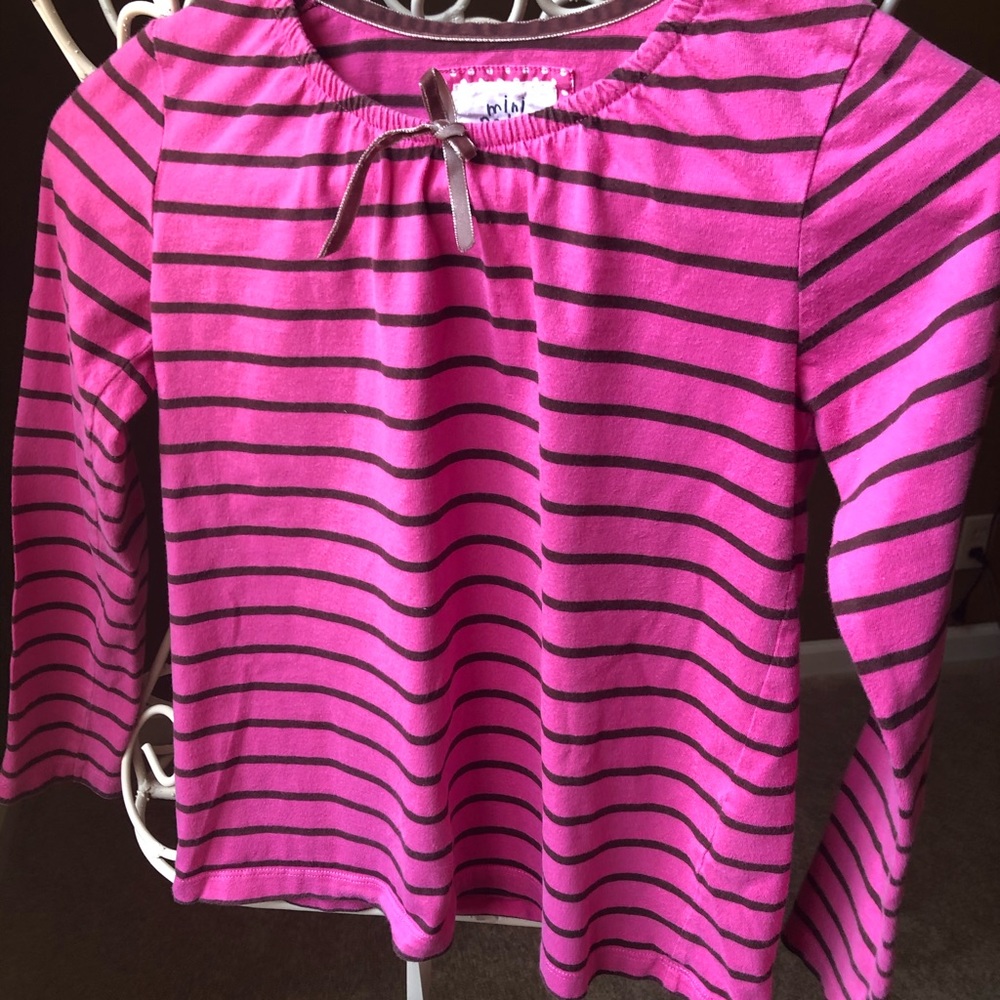 Mini Boden girls long sleeve shirt
